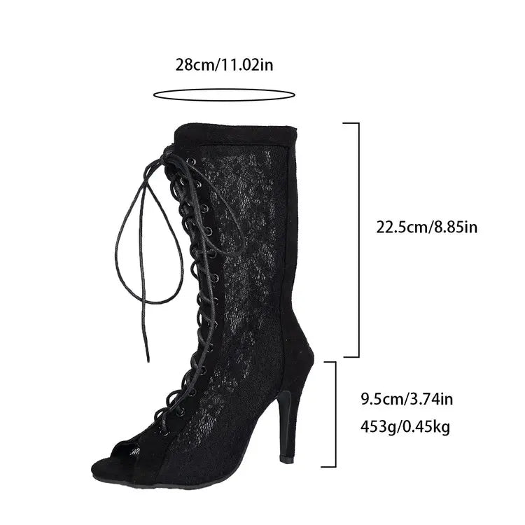 Women’s Mesh High Heel Pumps