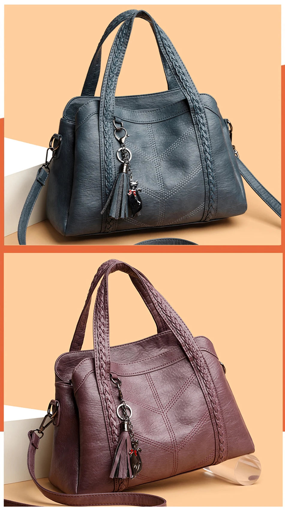Elegant Leather Shoulder Bag
