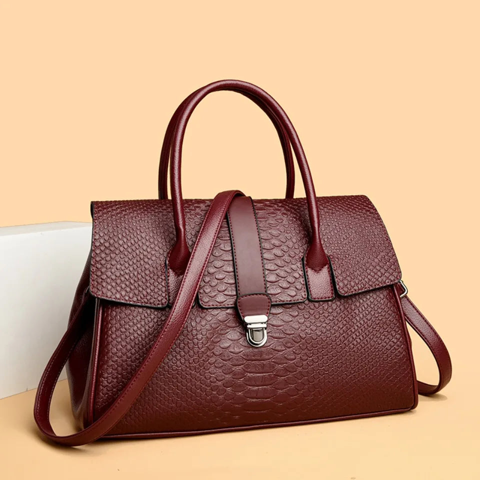 Women’s Oversized Snake Pattern Tote Bag