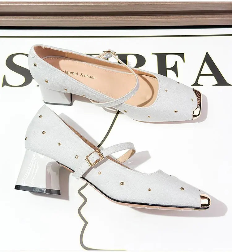 Women’s Genuine Leather Square Toe Loafers