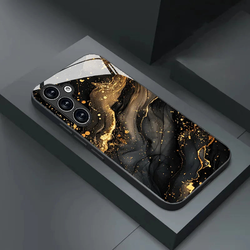 Tempered Glass Phone Case for Samsung Galaxy