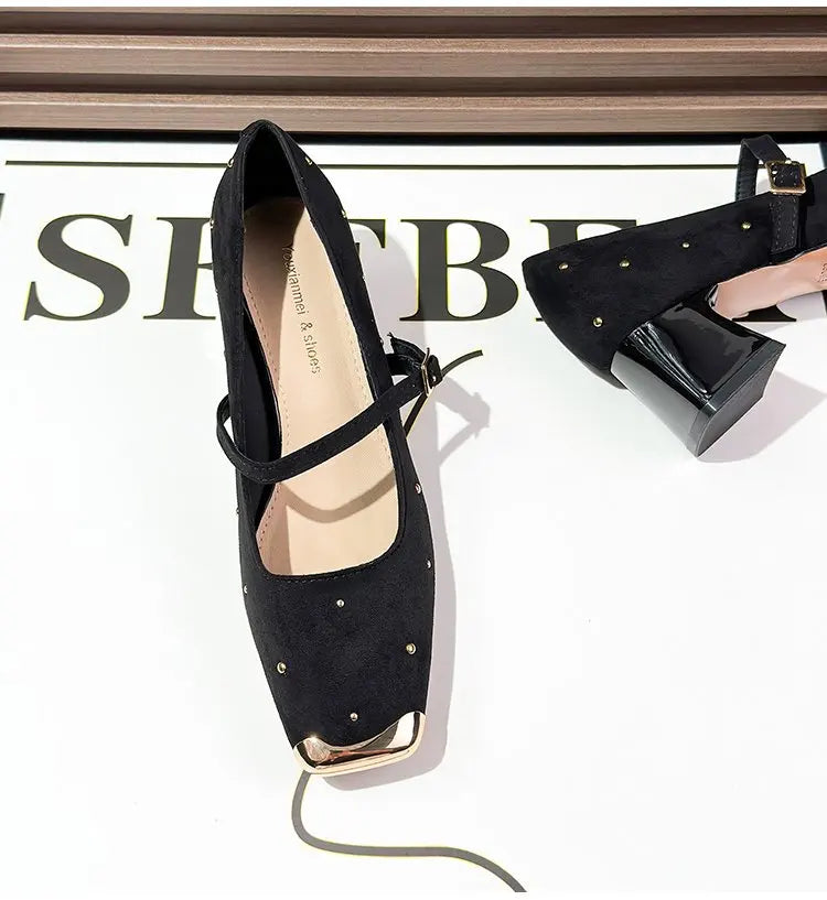 Women’s Genuine Leather Square Toe Loafers