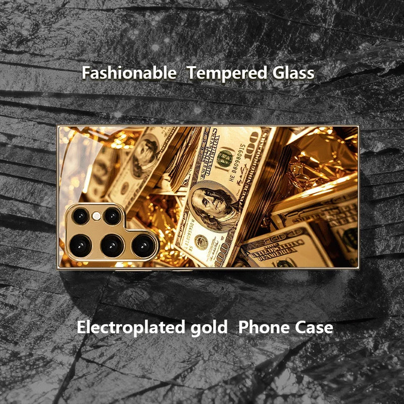 Electroplated Gold Phone Case For Samsung Galaxy
