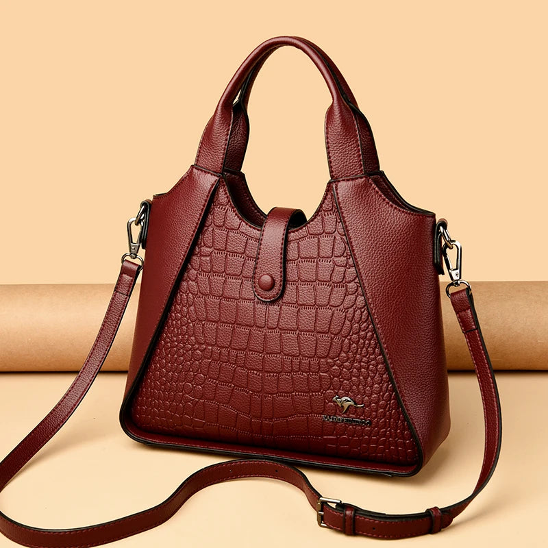 High Quality Soft PU Leather Handbag