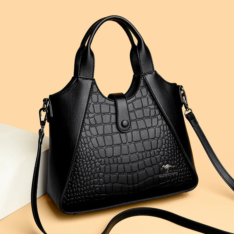 High Quality Soft PU Leather Handbag