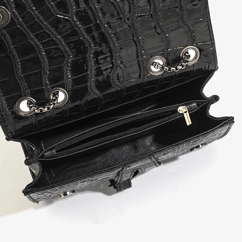 PU Leather Shoulder Handbag