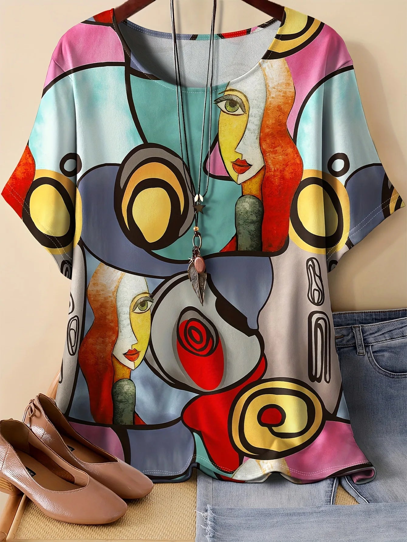 Summer Flower Butterfly T-Shirt