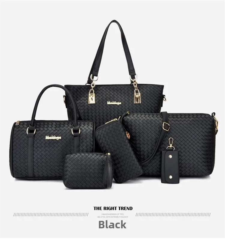 Fashion Urban Large 6-Piece Crossbody Handbag Set