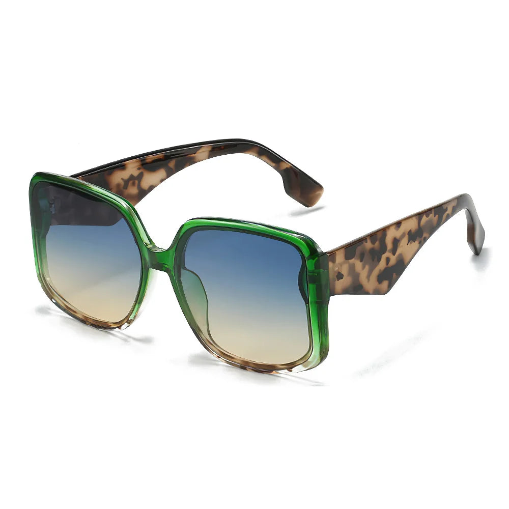Unique Double Frame Oversized Sunglasses UV400