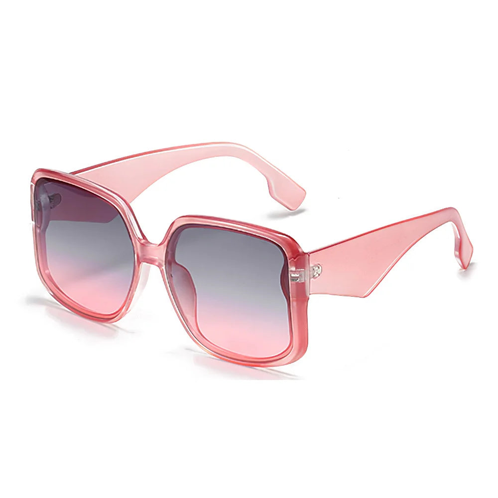 Unique Double Frame Oversized Sunglasses UV400