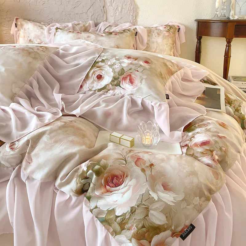 100% Cotton Brushed Hypoallergenic Elegant Bedding Set