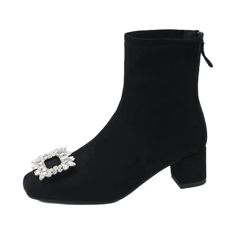 Women’s Square Toe Mid-Calf Boots