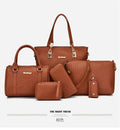 Fashion Urban Large 6-Piece Crossbody Handbag Set