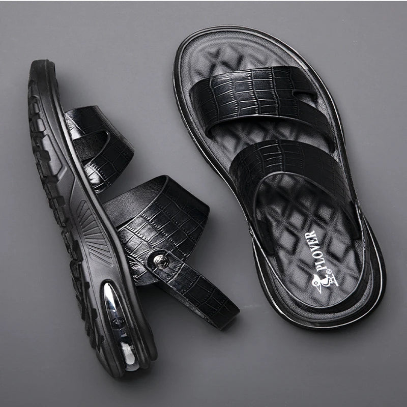Men’s Designer Leather Sandals – Summer Shoes