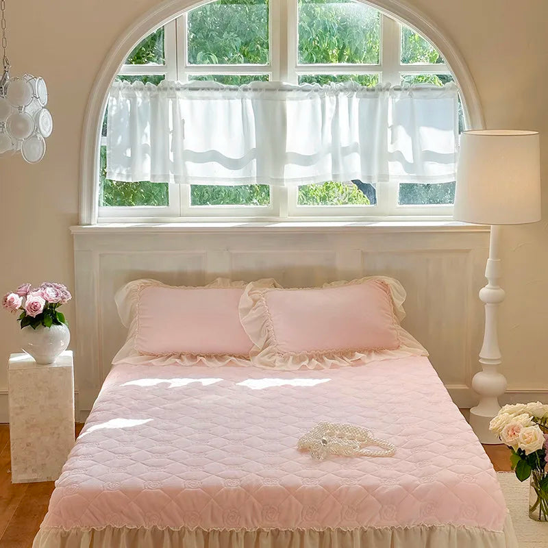 Luxurious  Velvet 3D Roses Bedding Set