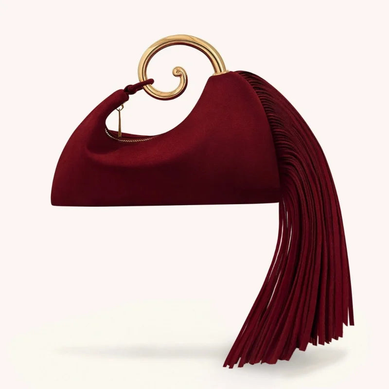 Trendy Horsetail Tassel French Women’s Handbag