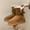 Women’s Suede Ankle Snow Boots