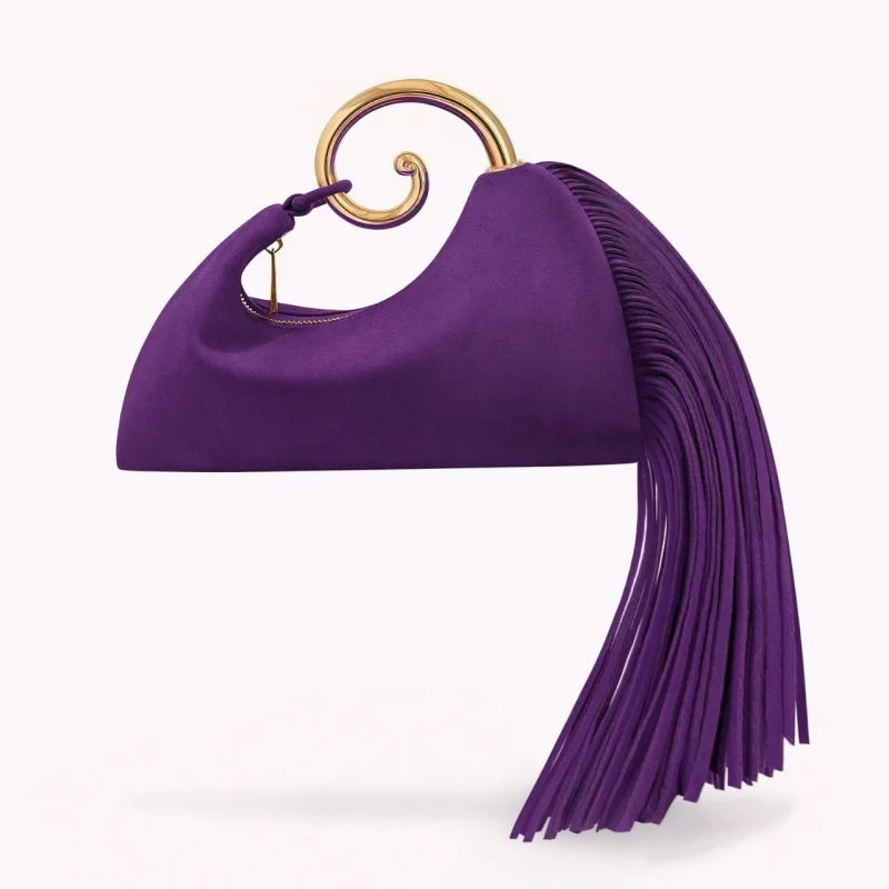 Trendy Horsetail Tassel French Women’s Handbag