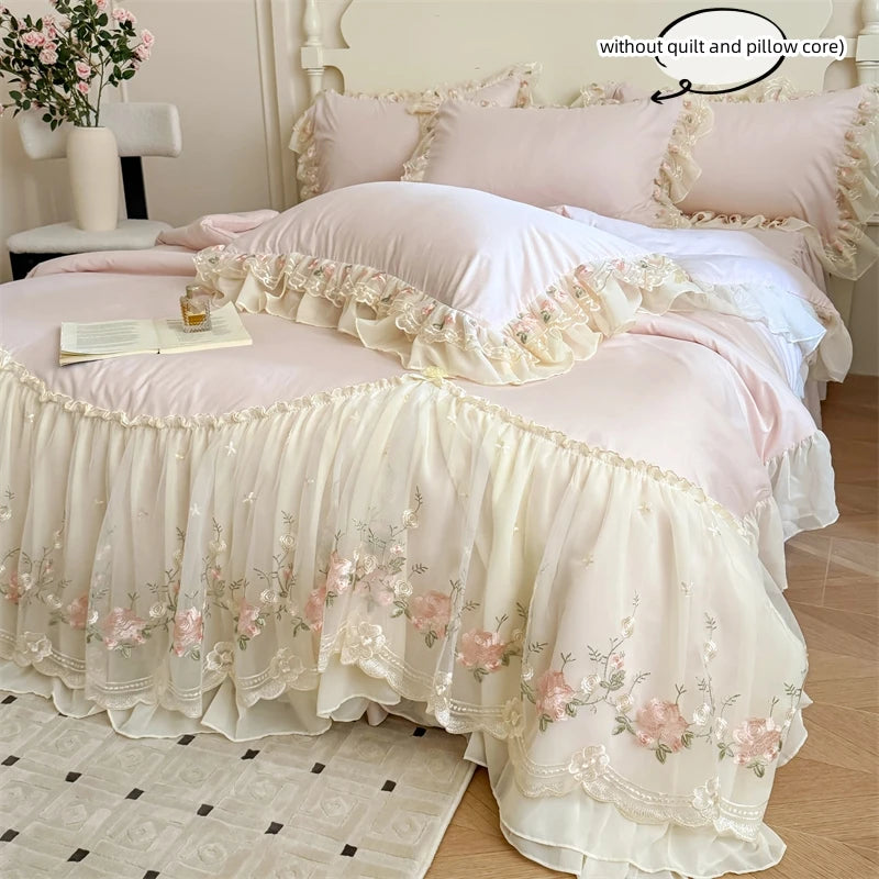 Luxurious Embroidery Bedding Set