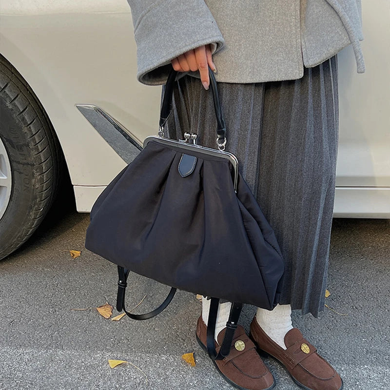 Women’s Pleated Cloud Shoulder Bag