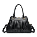 Vintage Style Clip Buckle Multi Pocket Women's Handbag