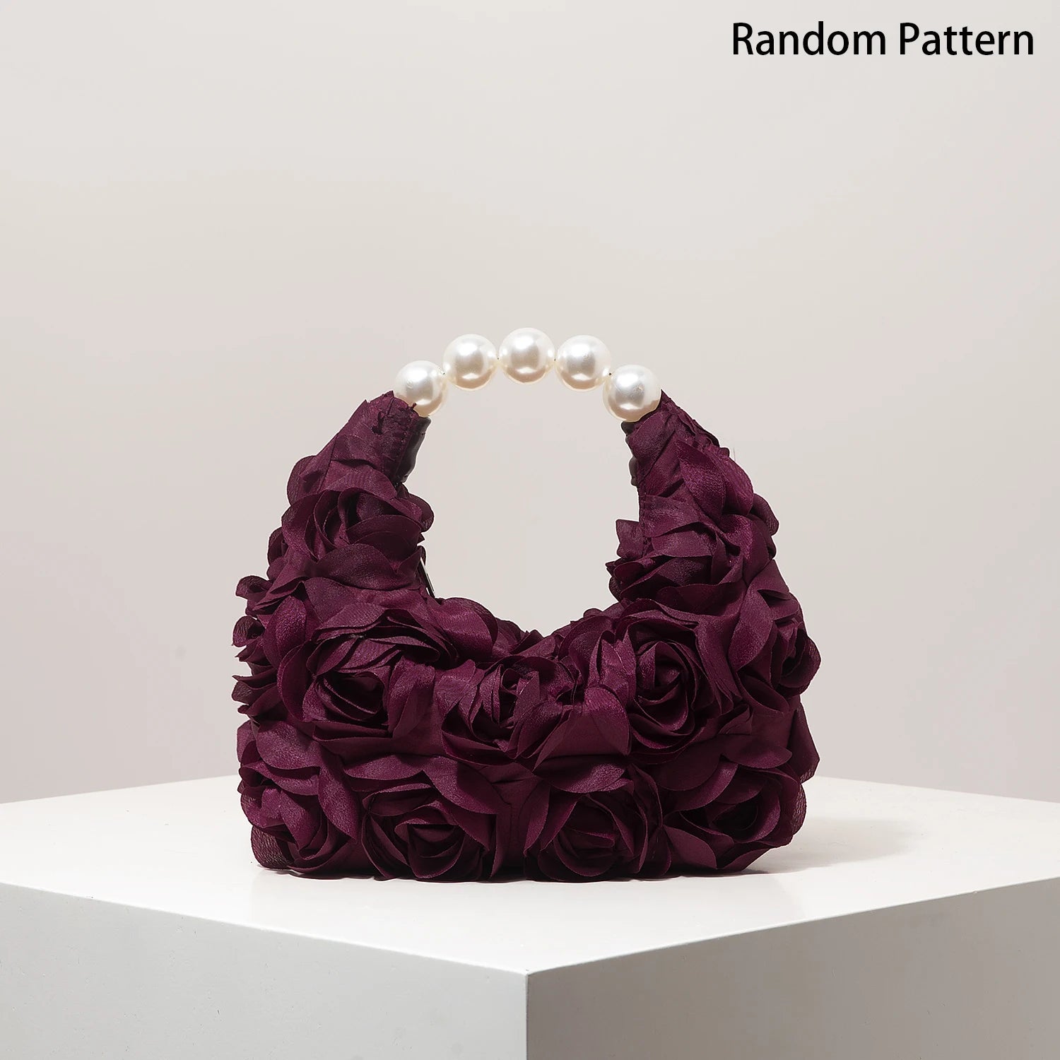 Floral Roses Clutch Evening Bag – Elegant Women’s Party Handbag