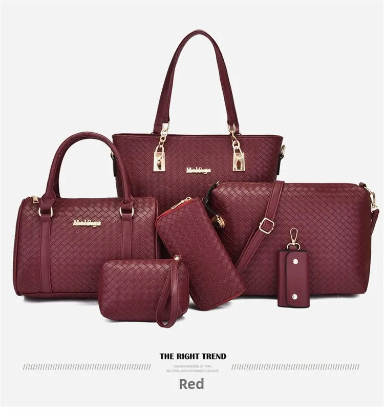 Fashion Urban Large 6-Piece Crossbody Handbag Set