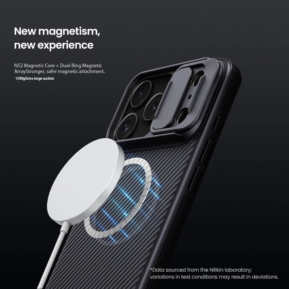 Magnetic CamShield Case for iPhone 17 Pro & Pro Max with Lens Cover