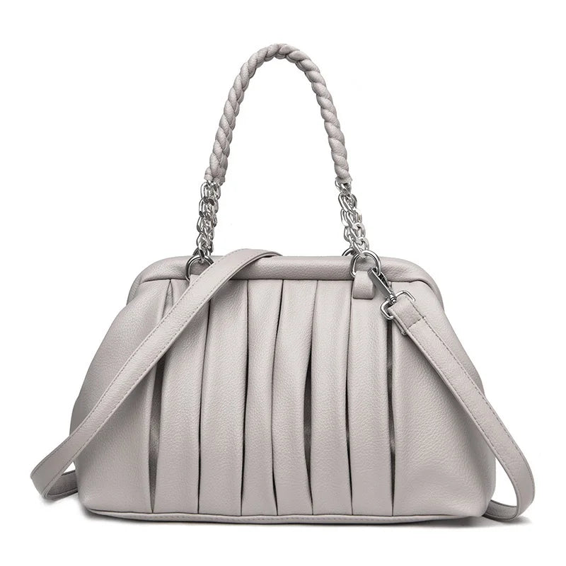 Premium Large Leather Women’s Vintage Tote Bag
