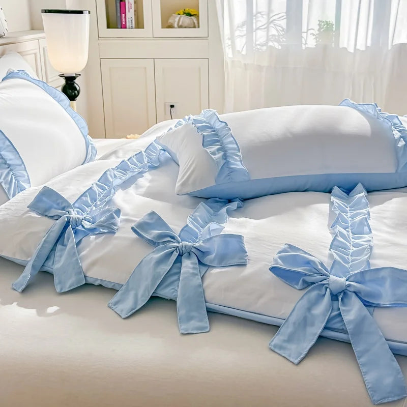 Elegant Bowknot Bedding Set