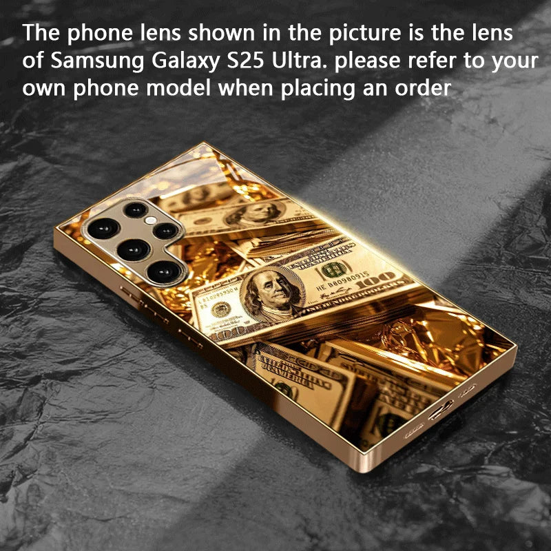 Electroplated Gold Phone Case For Samsung Galaxy
