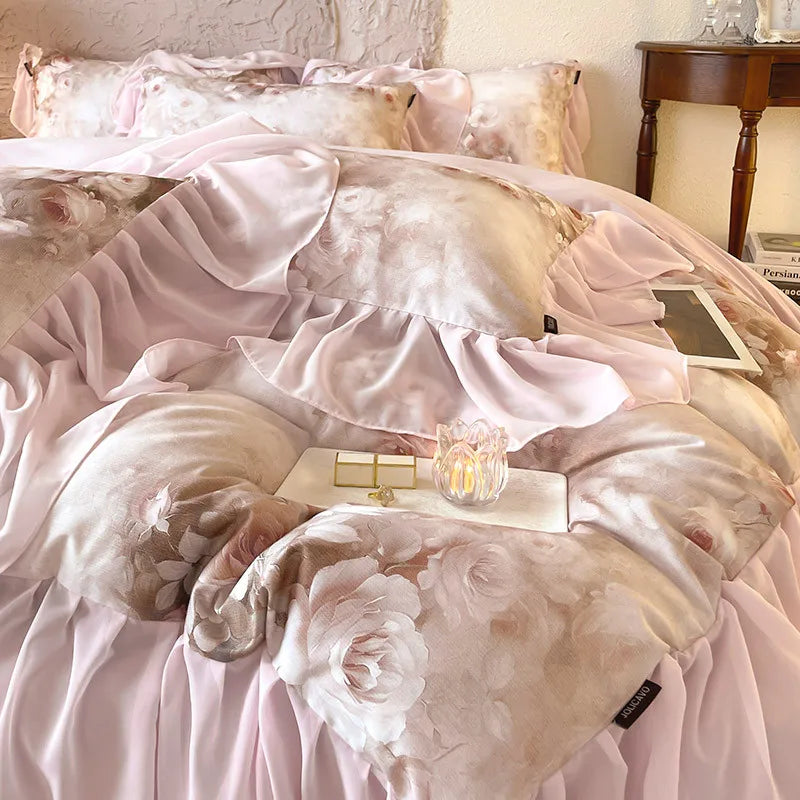 100% Cotton Brushed Hypoallergenic Elegant Bedding Set