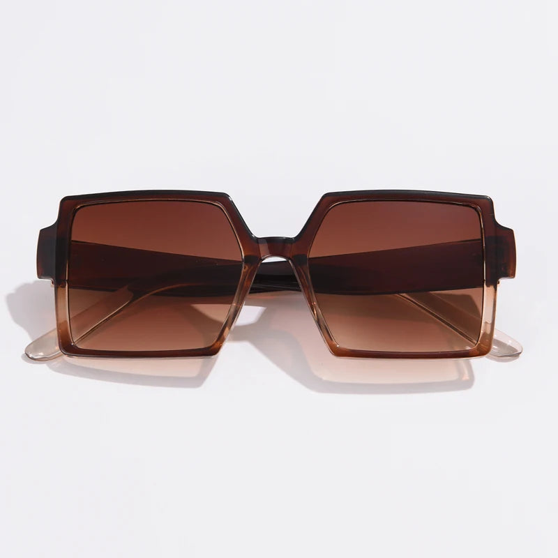 Square Large Frame Elegant Sunglasses