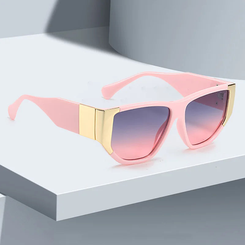 Elegant Square Gradient Lenses Sunglasses 