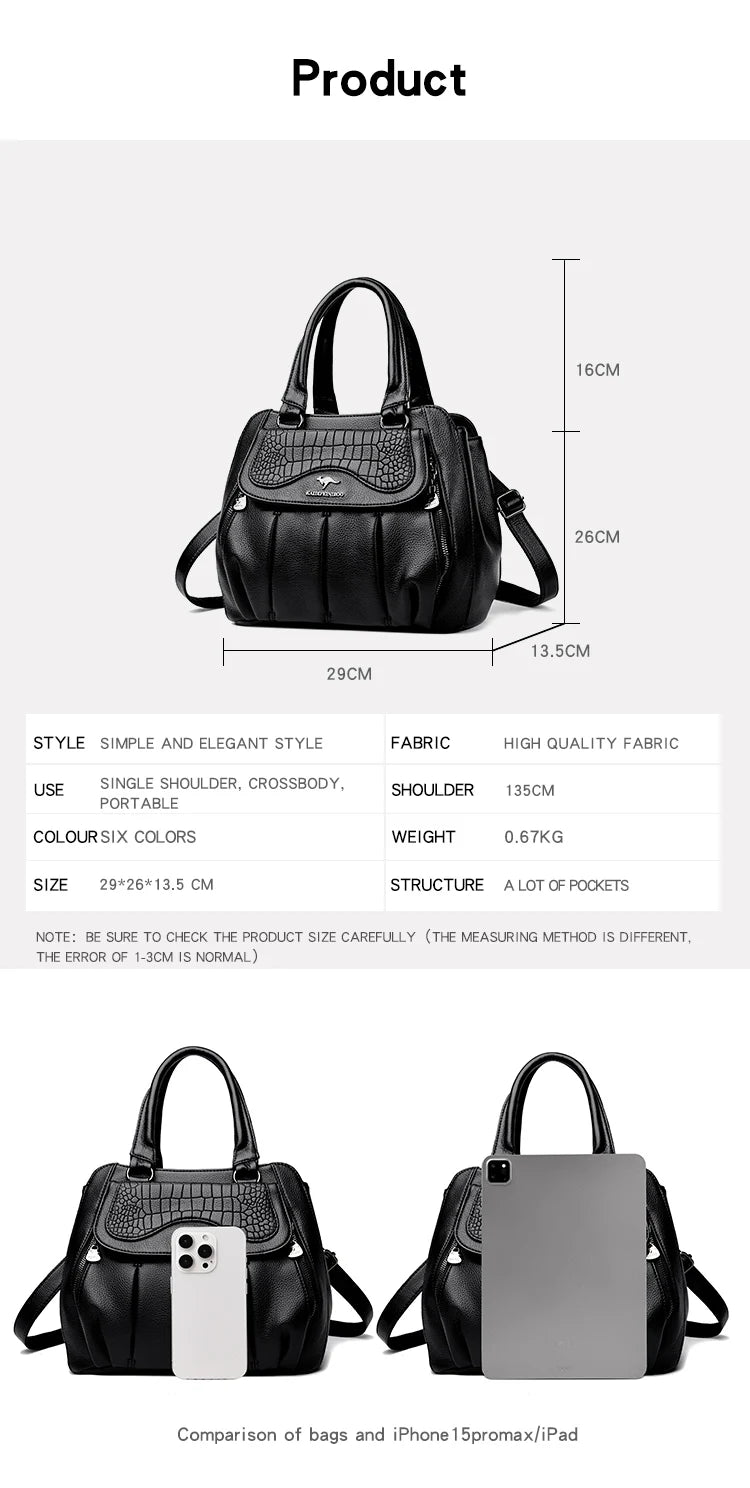 Women’s Soft Leather Shoulder Bag