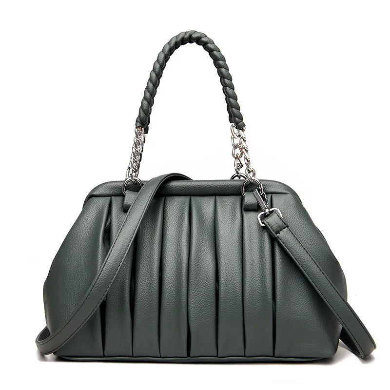 Premium Large Leather Women’s Vintage Tote Bag