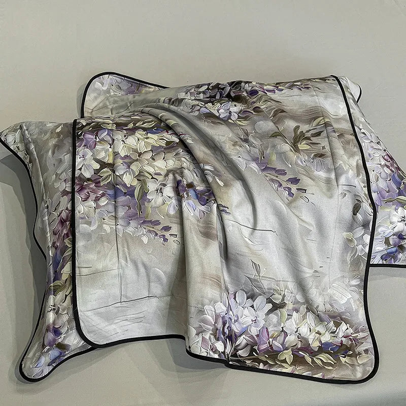 Elegant  Floral Vibrant Bedding Set