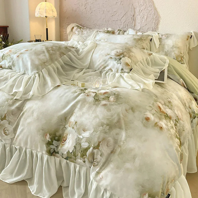 100% Cotton Brushed Hypoallergenic Elegant Bedding Set