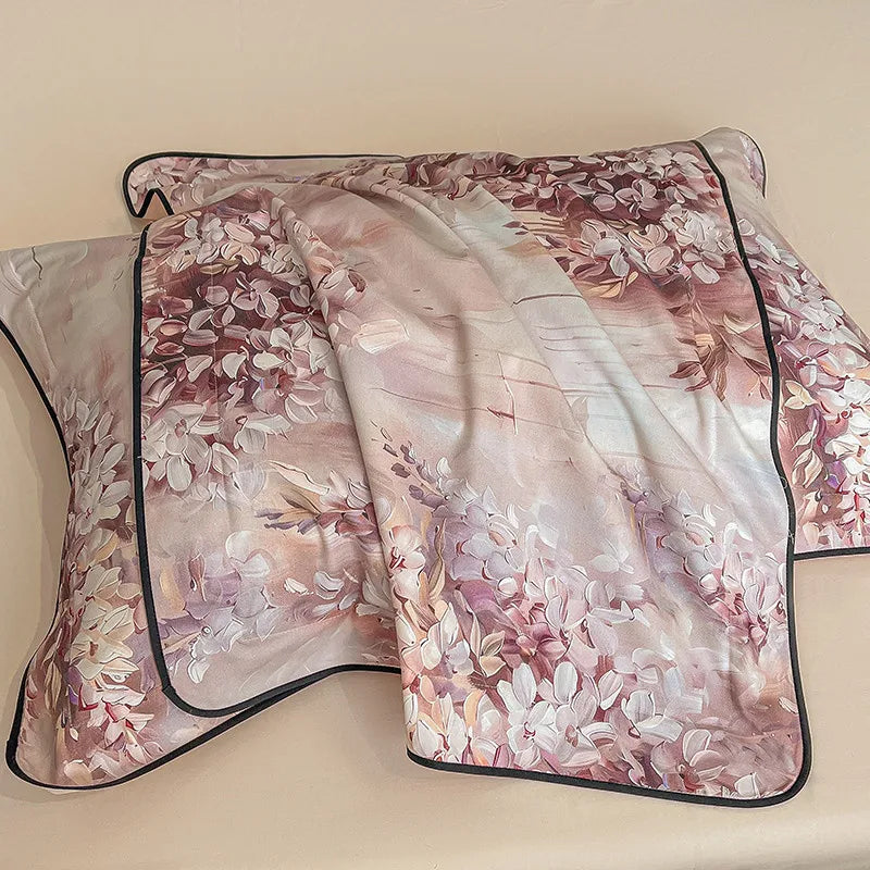 Elegant  Floral Vibrant Bedding Set
