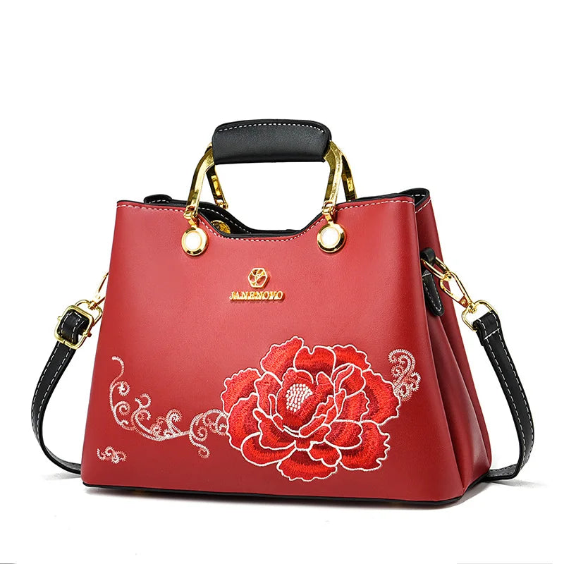 Women’s Embroidered Floral Crossbody Bag