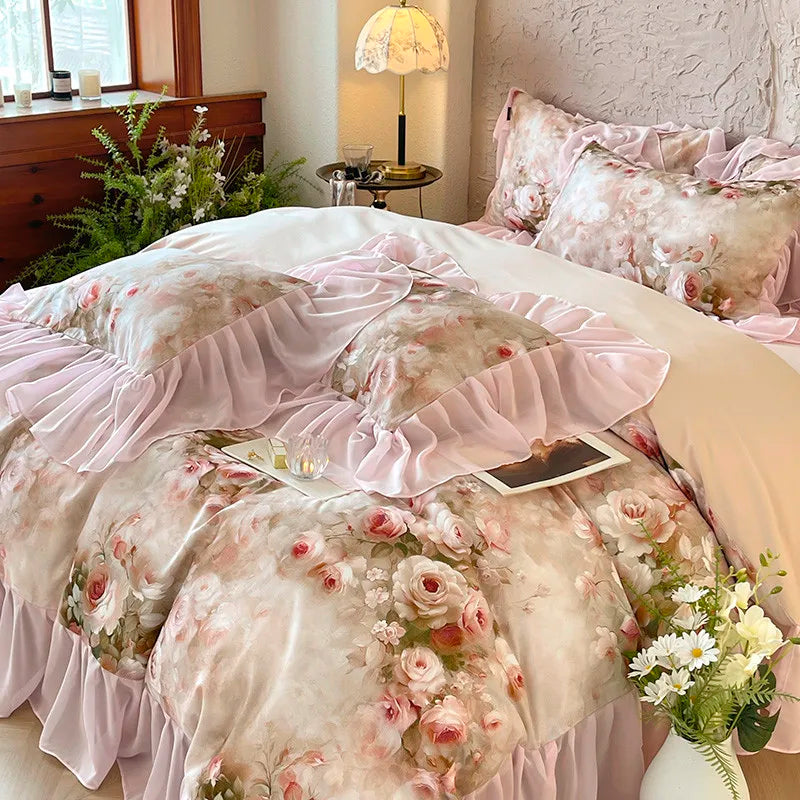 100% Cotton Brushed Hypoallergenic Elegant Bedding Set