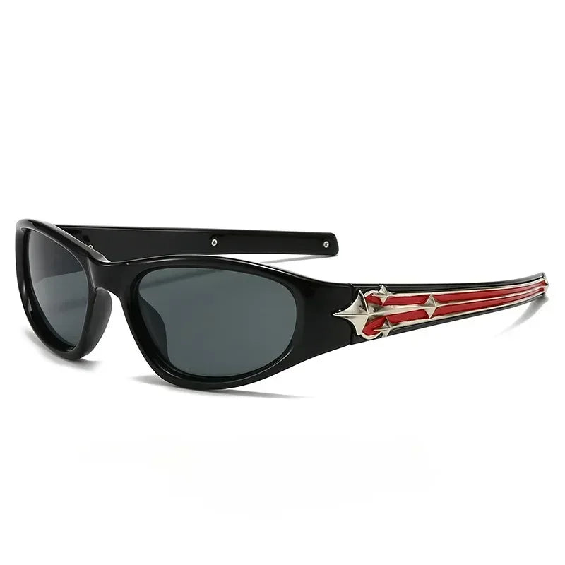 Cat Eye Sunglasses Rivet Star Sunglasses