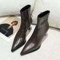 Women’s Retro Pointed Toe High Heel Boots