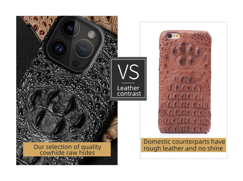 Elegant 3D Head Style Phone Case for iPhone – Premium Leather Cover