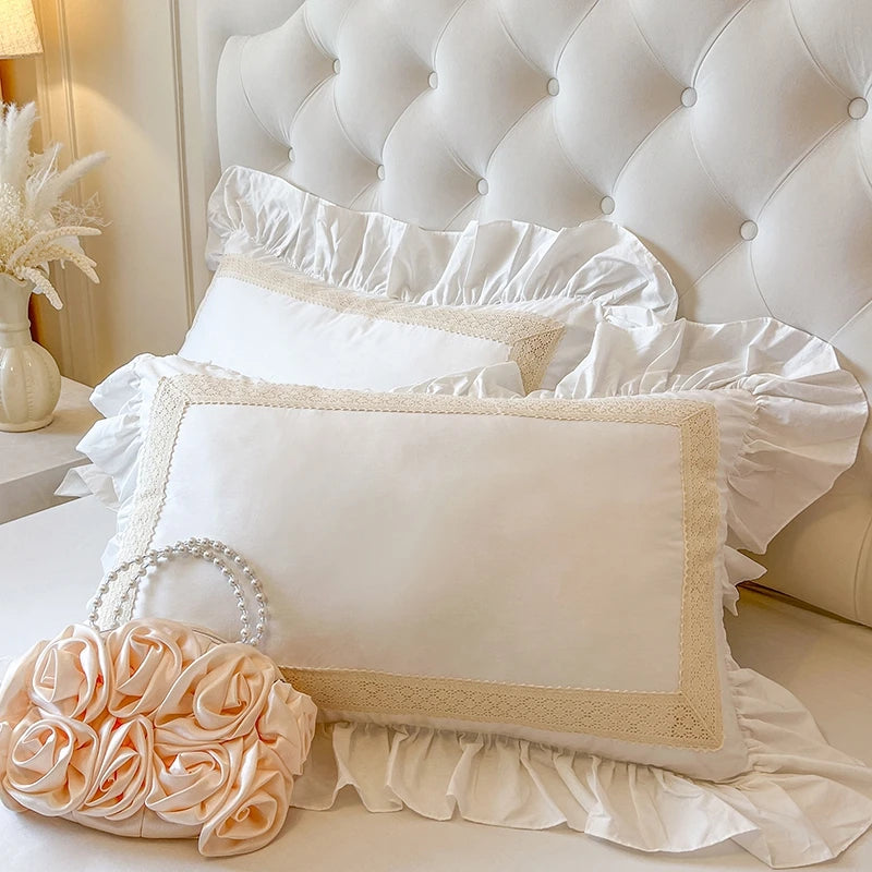 French Romantic Sweet Princess Style Bedding Set 100% Cotton