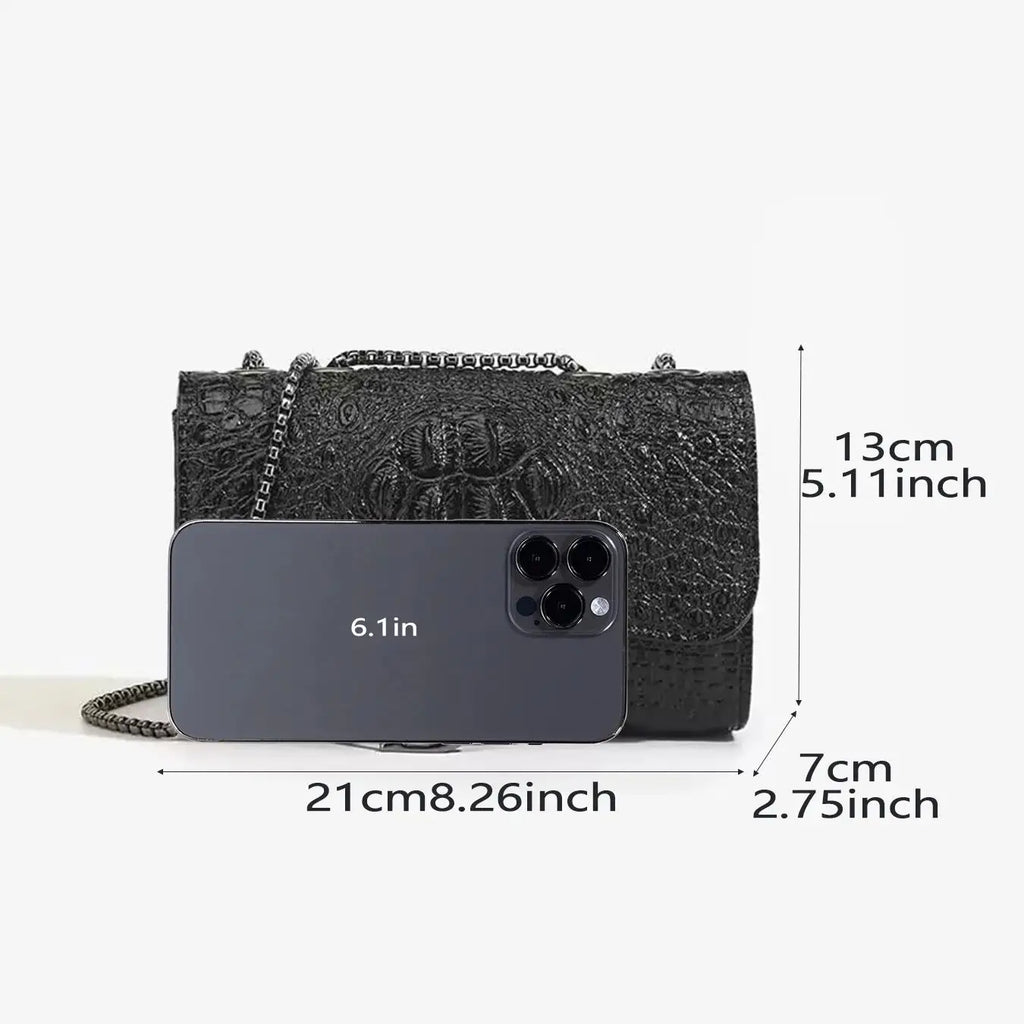 PU Leather Shoulder Handbag