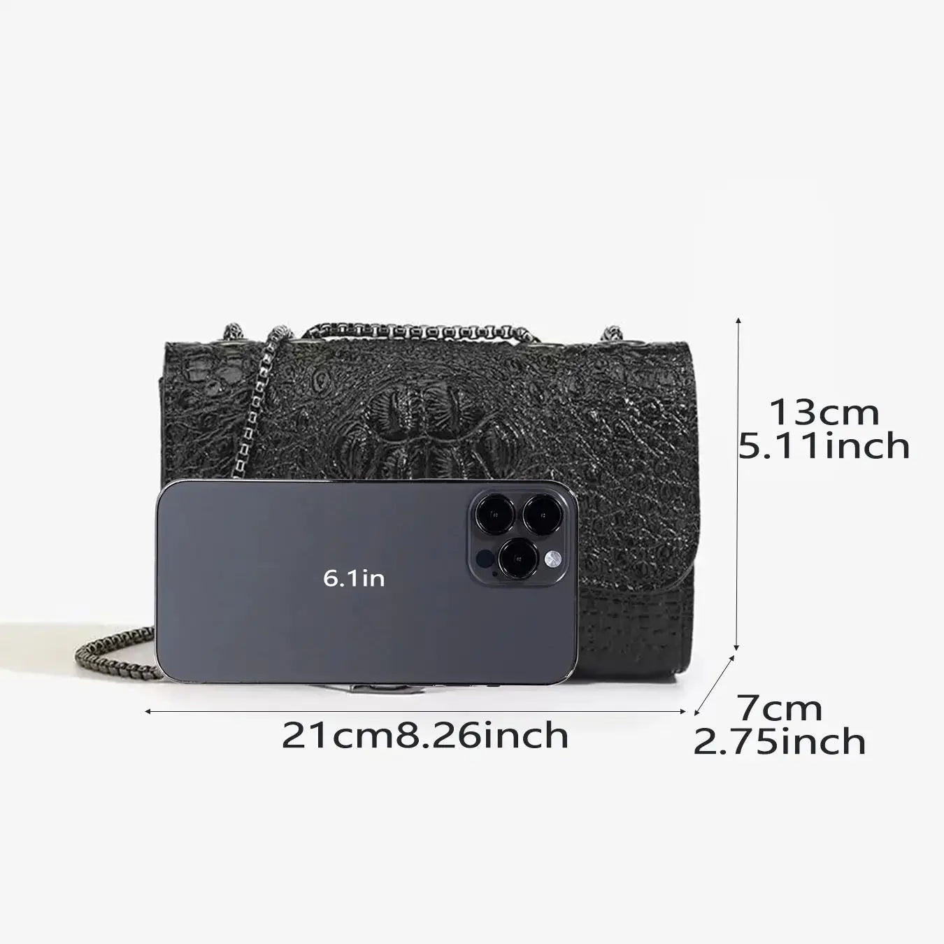 PU Leather Shoulder Handbag