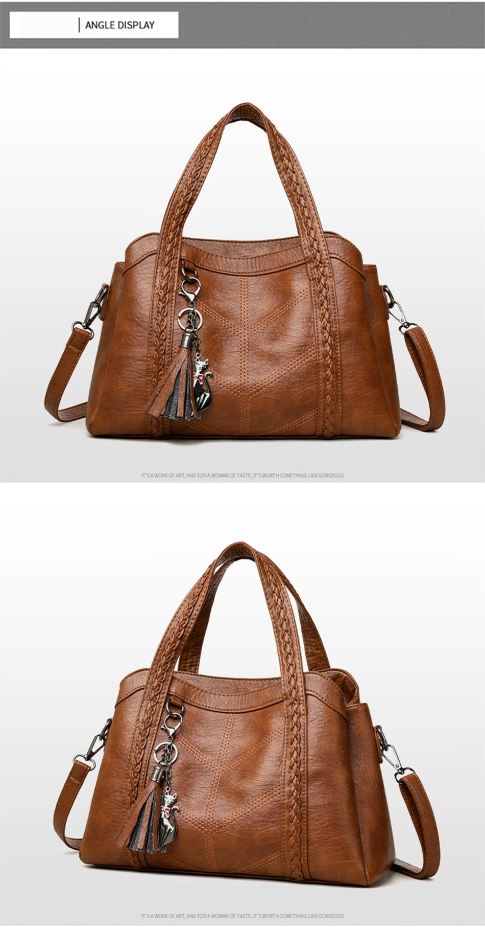Elegant Leather Shoulder Bag