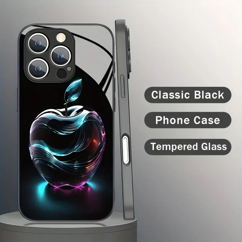 Fantasy Crystal Tempered Glass iPhone Case