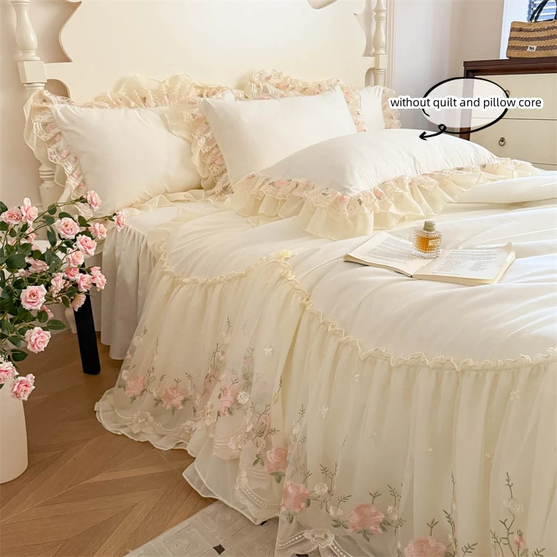 Luxurious Embroidery Bedding Set
